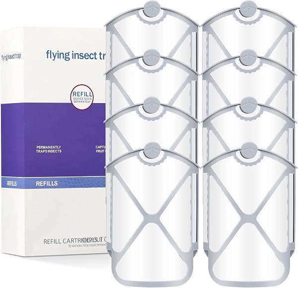 Husaco flying insect trap refill cartridges, 8 pack